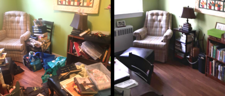 Before and After - Clutter Relief Services - Judy Rickey